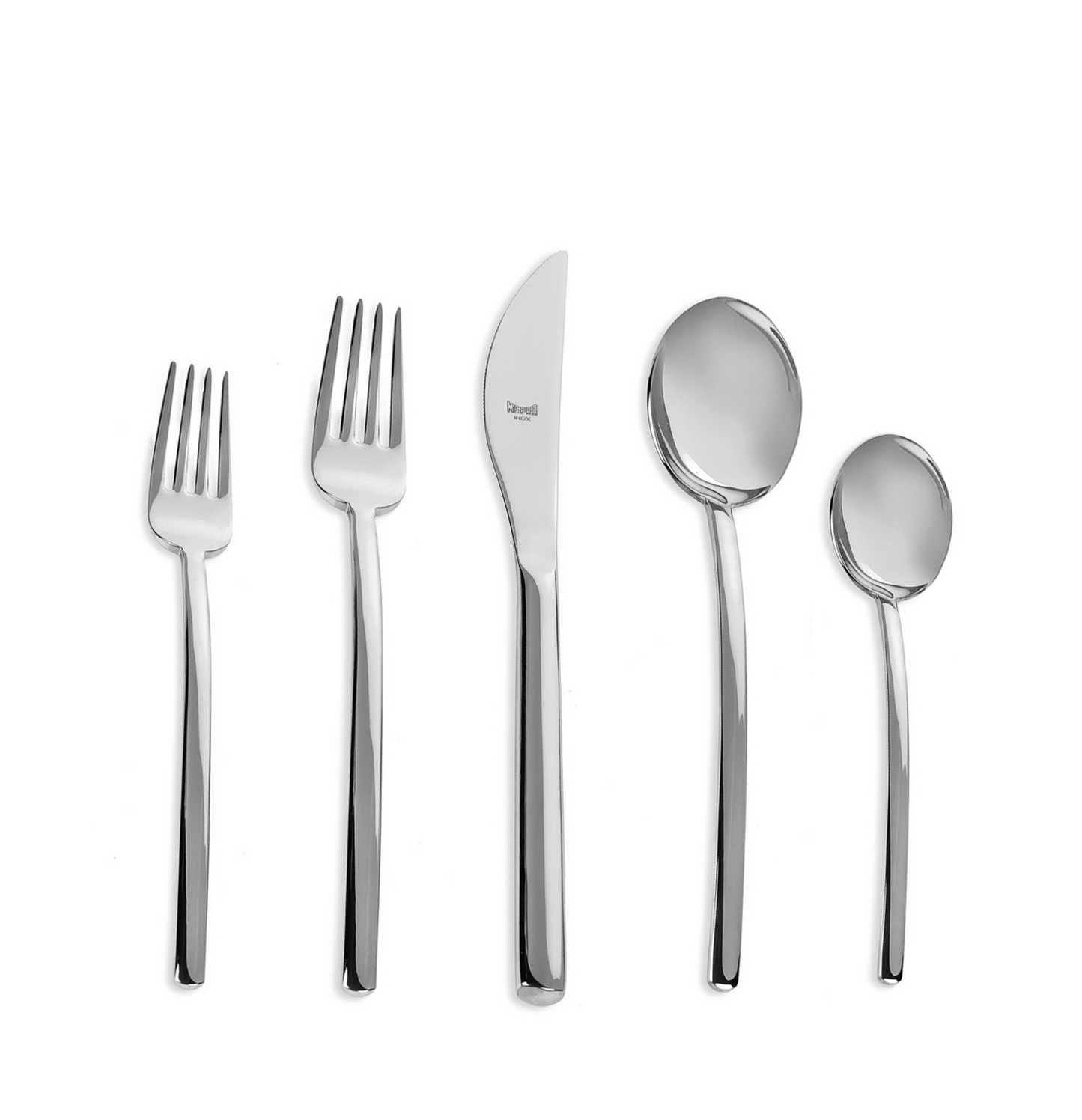 Due 5-Piece Stainless Steel Flatware Set