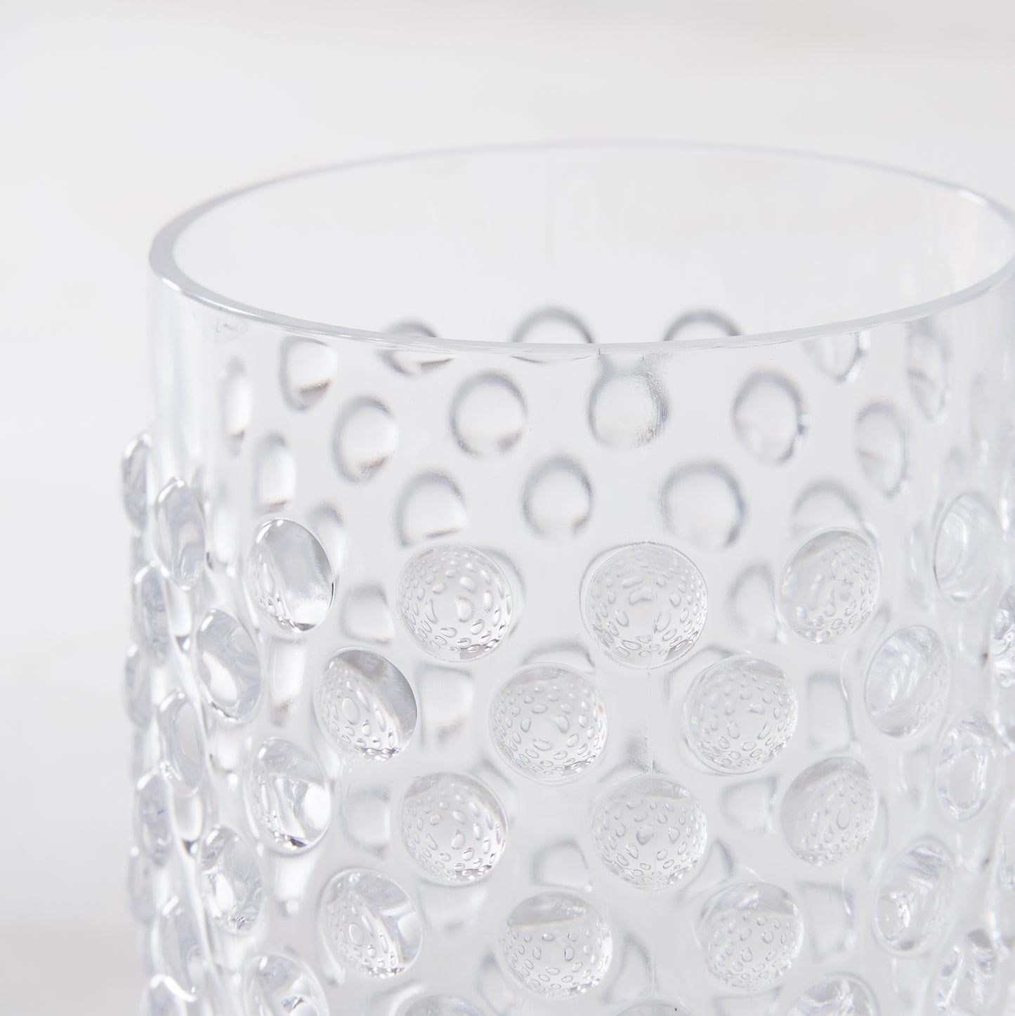 Acrylic Bubble Stemless Glass