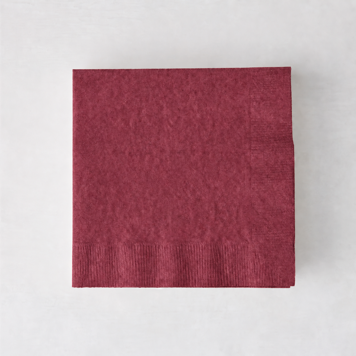 Personalized Burgundy Paper Cocktail Napkins, Set of 100