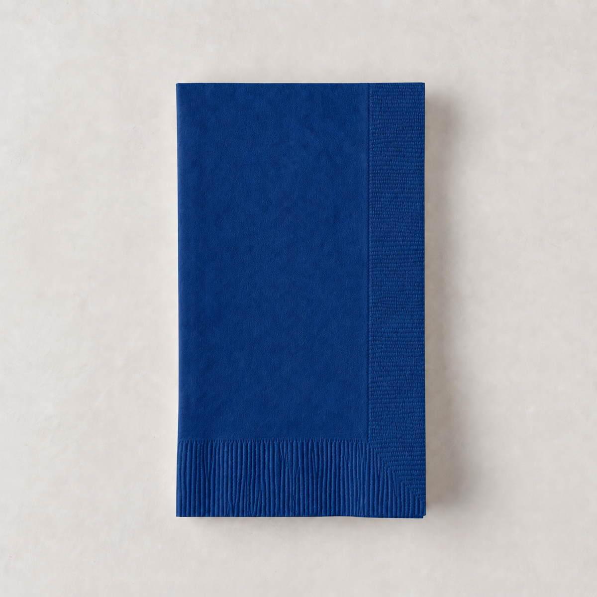 Personalized Navy Blue Paper Hand Towels, Set of 100