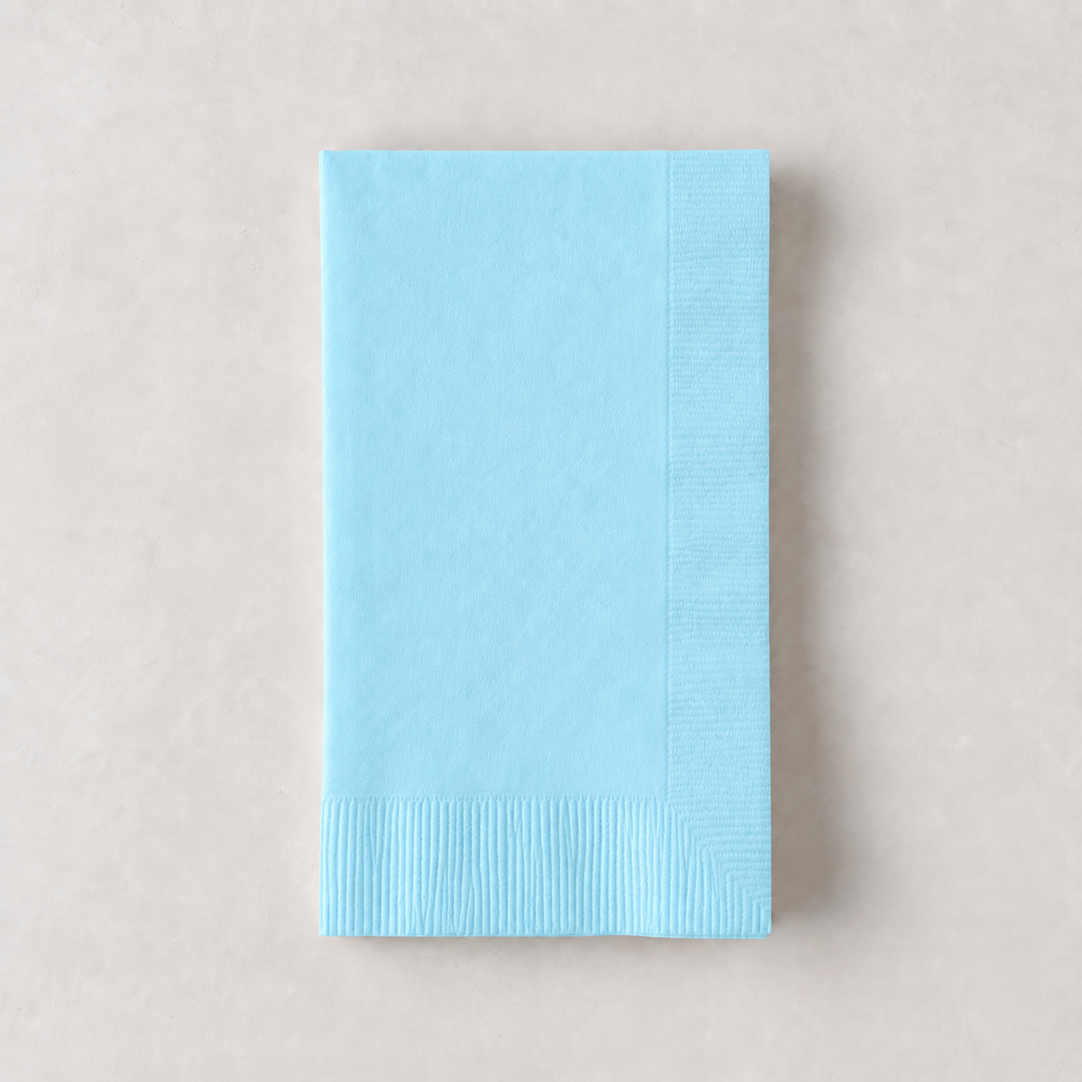 Personalized Pastel Blue Paper Hand Towels, Set of 100