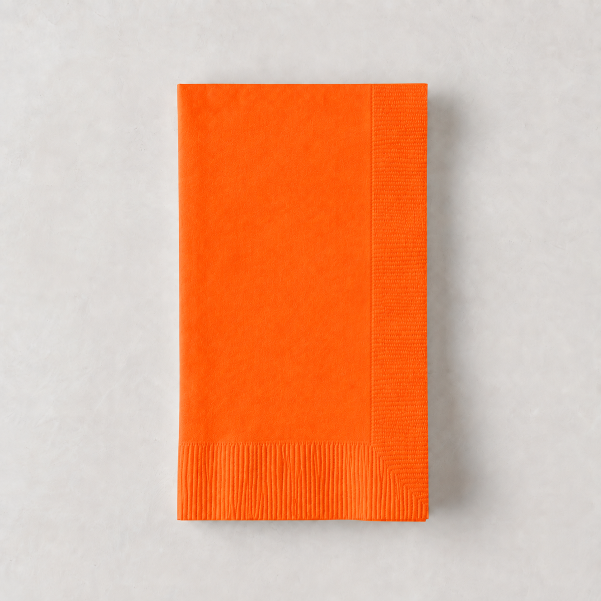 Personalized Orange Paper Hand Towels, Set of 100