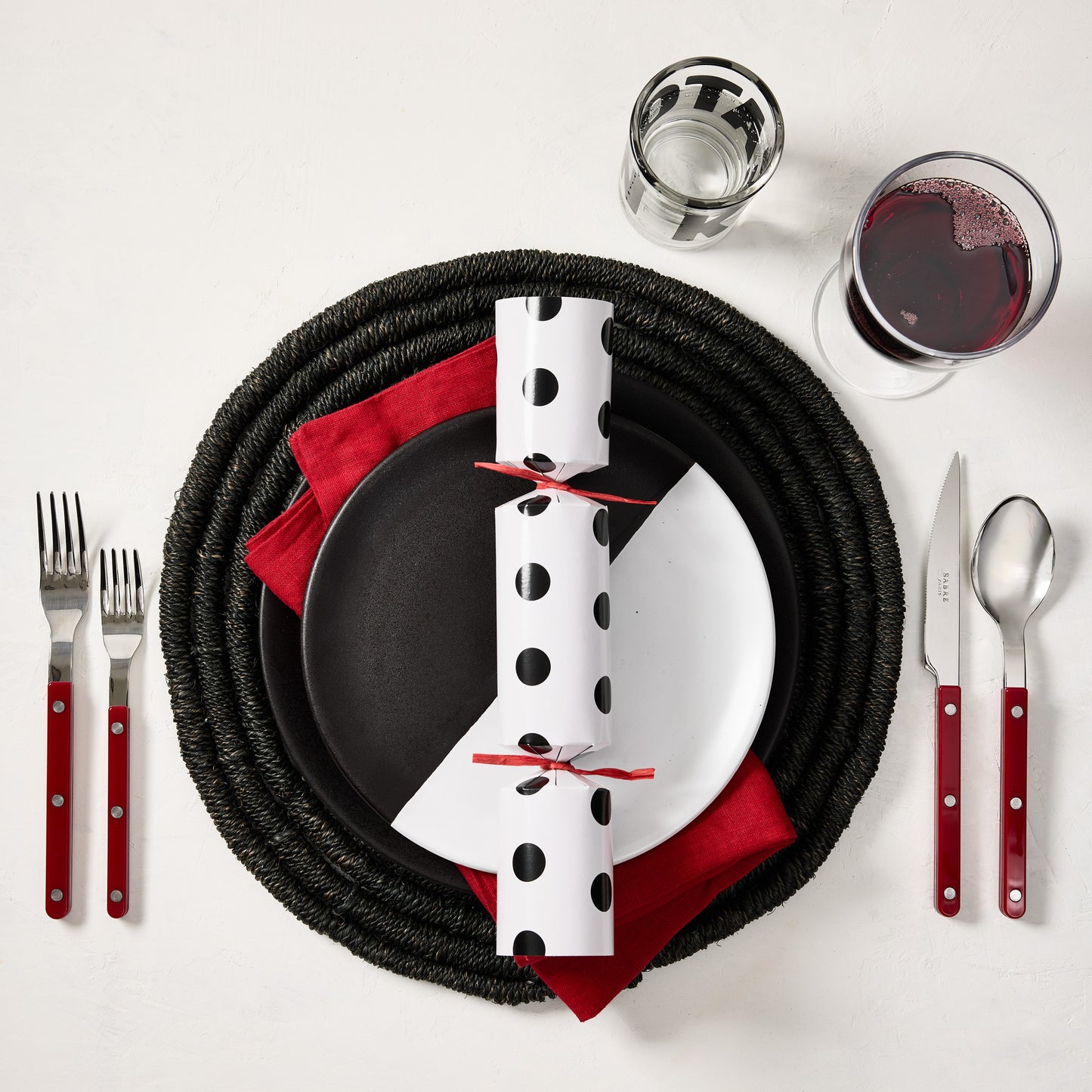 Diane Keaton + Hudson Grace Polka Dot Christmas Crackers