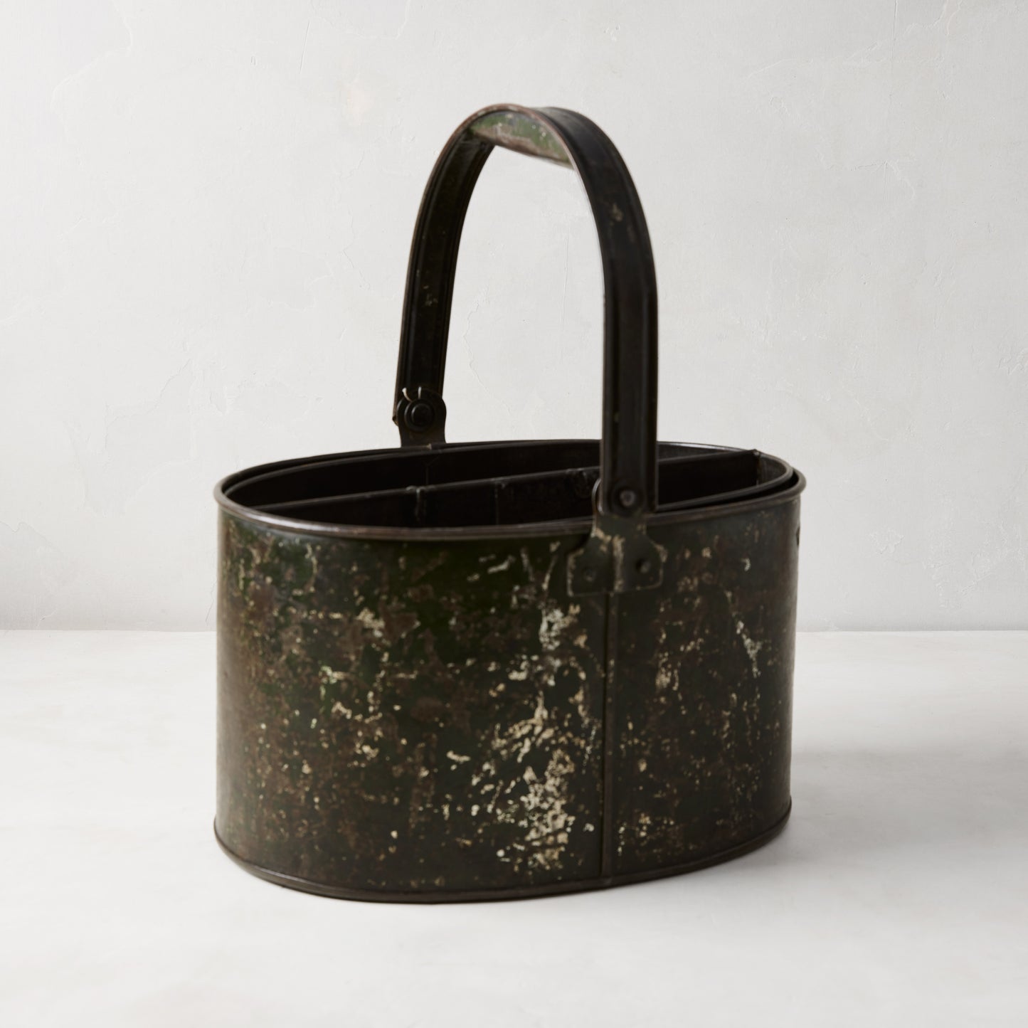 Vintage Tool Bucket with Tray