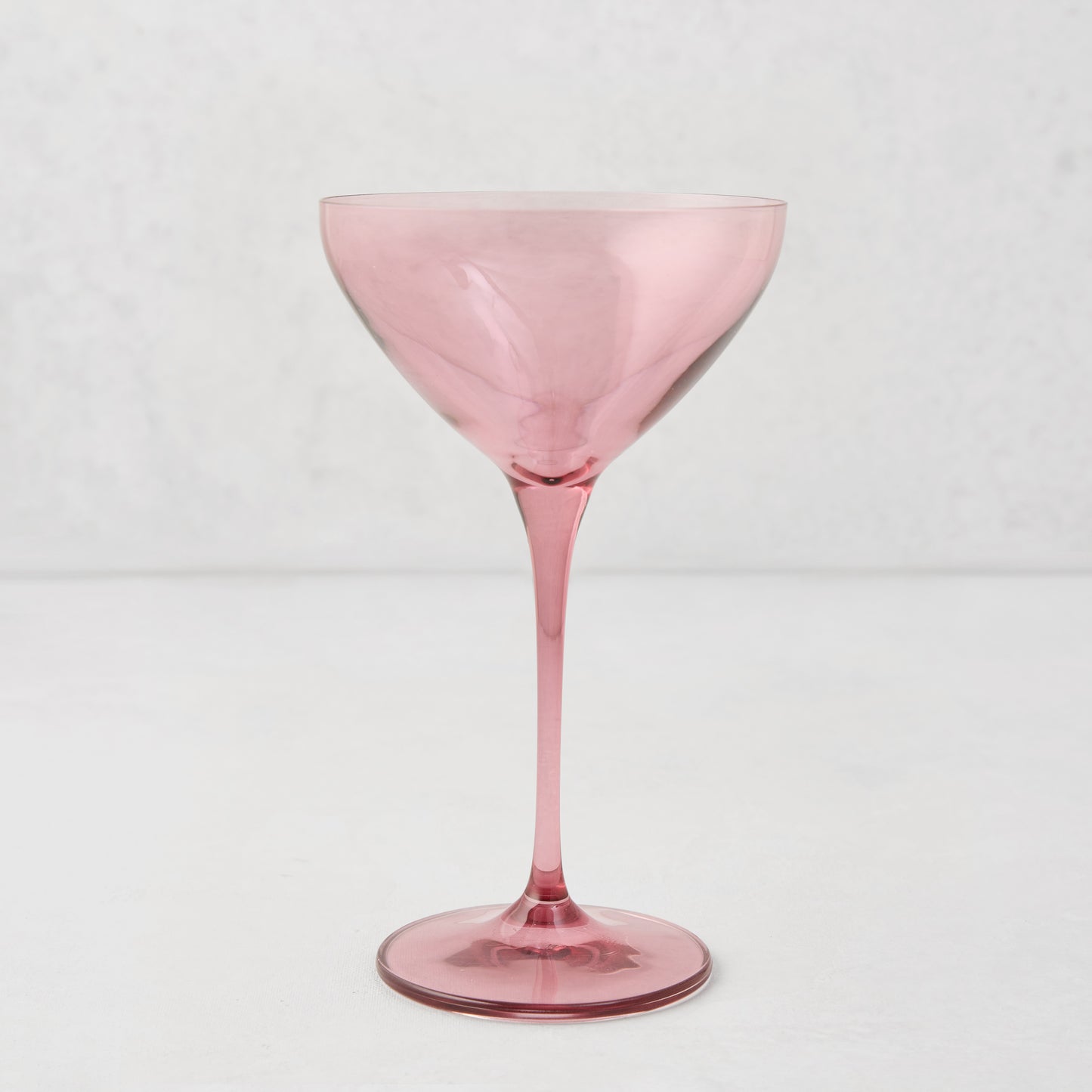 Estelle Rose Colored Martini Glass