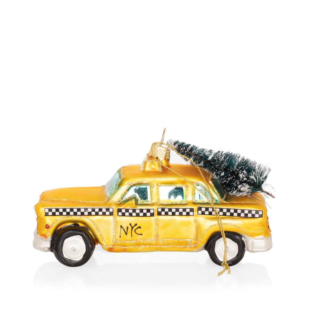 NYC Taxi Cab Christmas Tree Ornament
