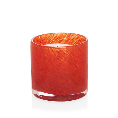 Red Votive Glass Candle Holder