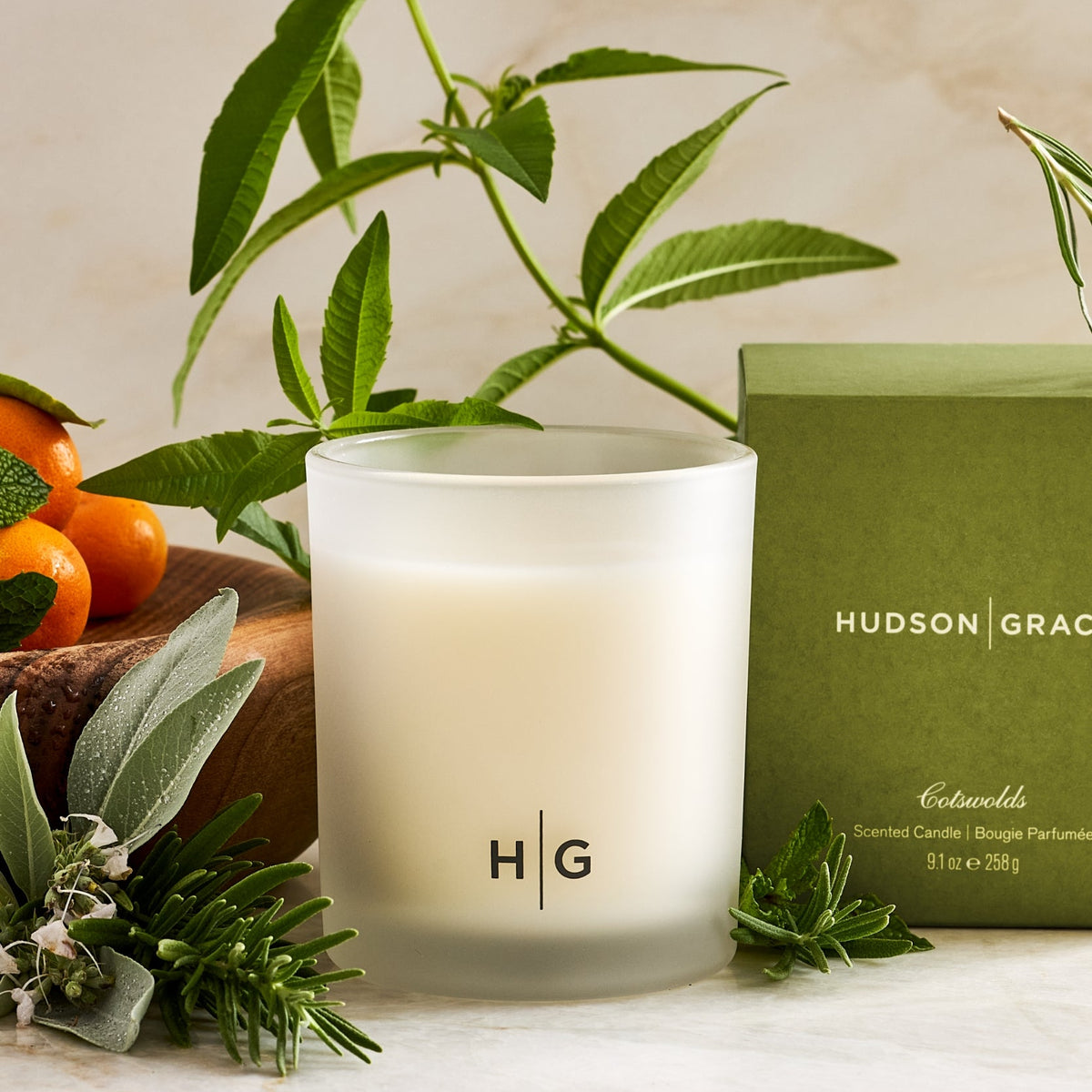 Hudson Grace Cotswolds Scented 3-wick Candle