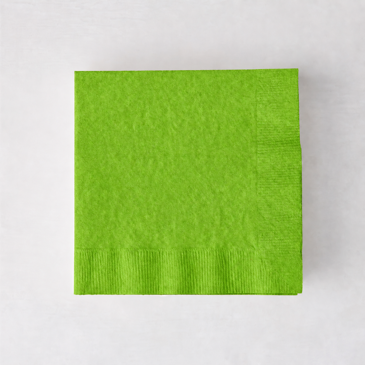 Personalized Kiwi Green Paper Cocktail Napkins, Set of 100