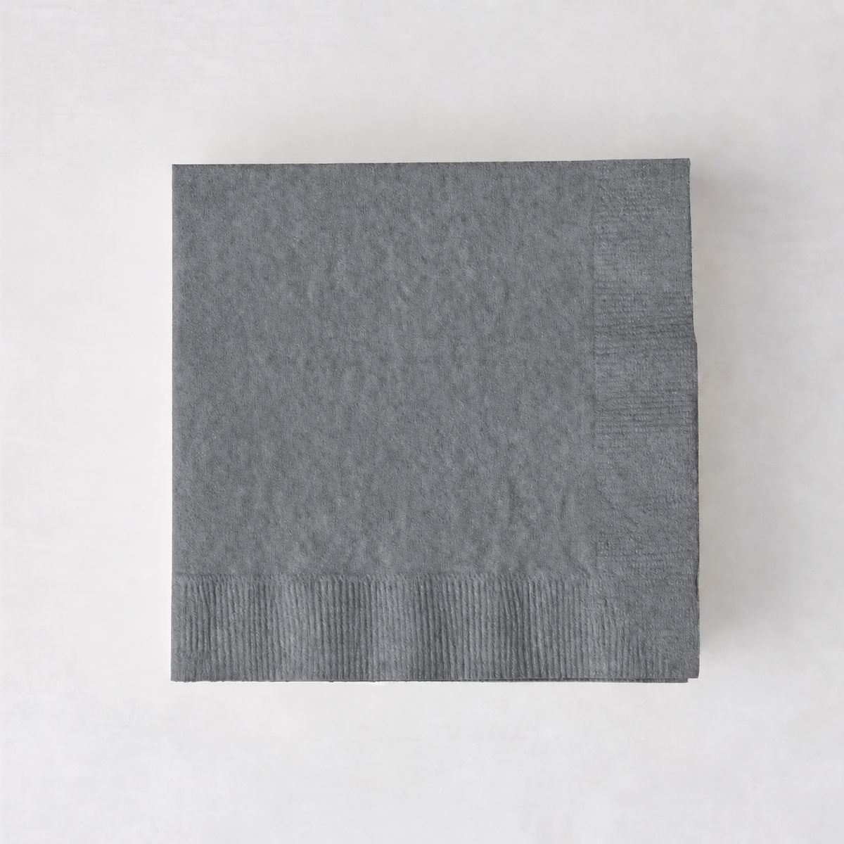 Personalized Grey Paper Cocktail Napkins, Set of 100