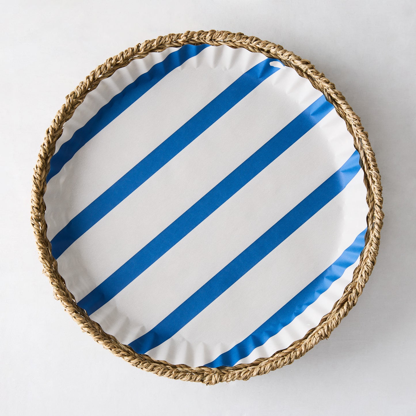 Blue Stripe Parchment Liners, set of 40