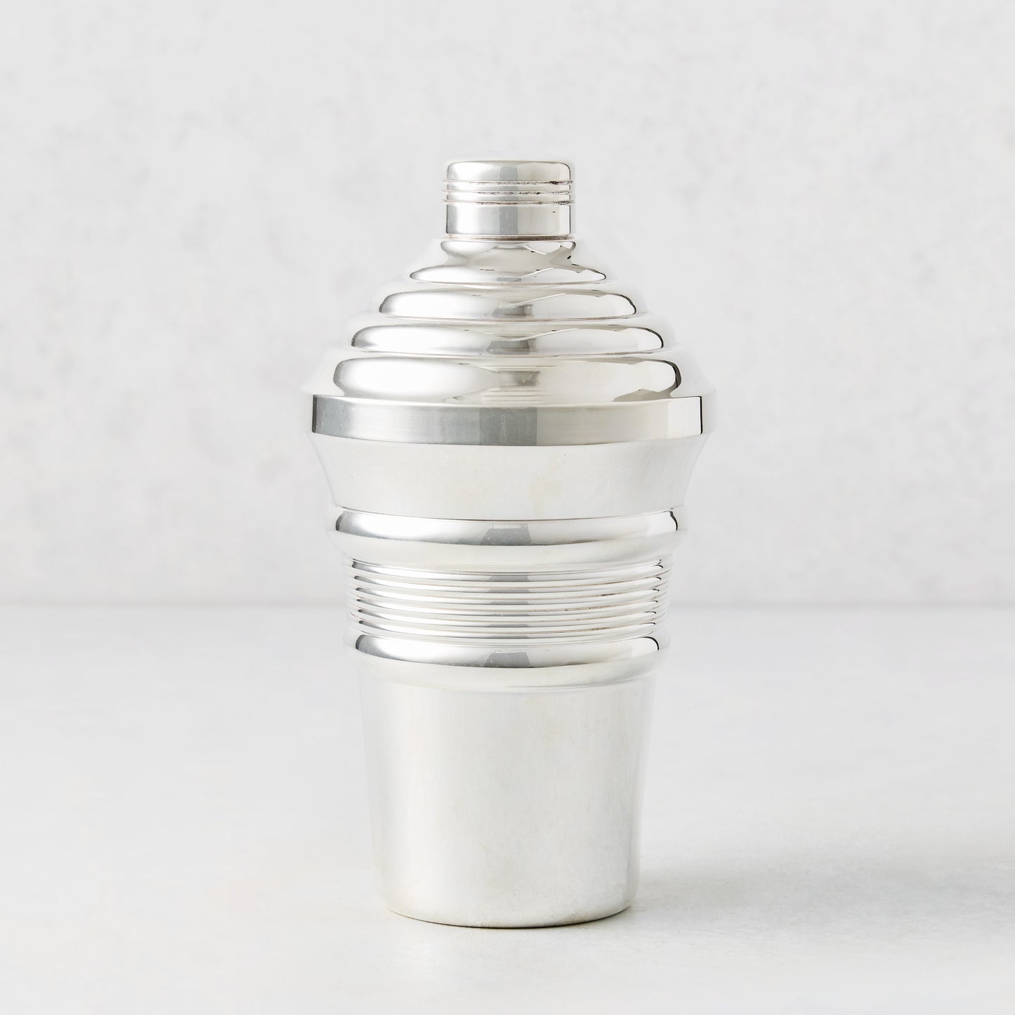 Vintage Silverplate Emilia Deco Stepped Shaker