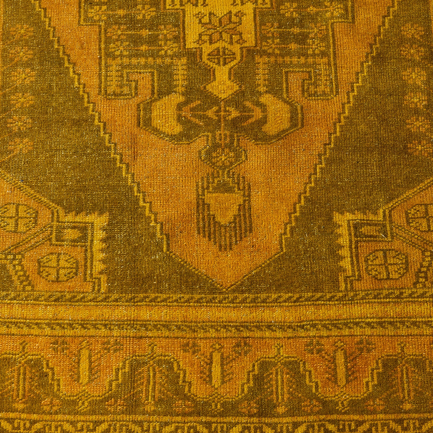 Vintage Yellow Sonja Rug, 4'4 x 7'11