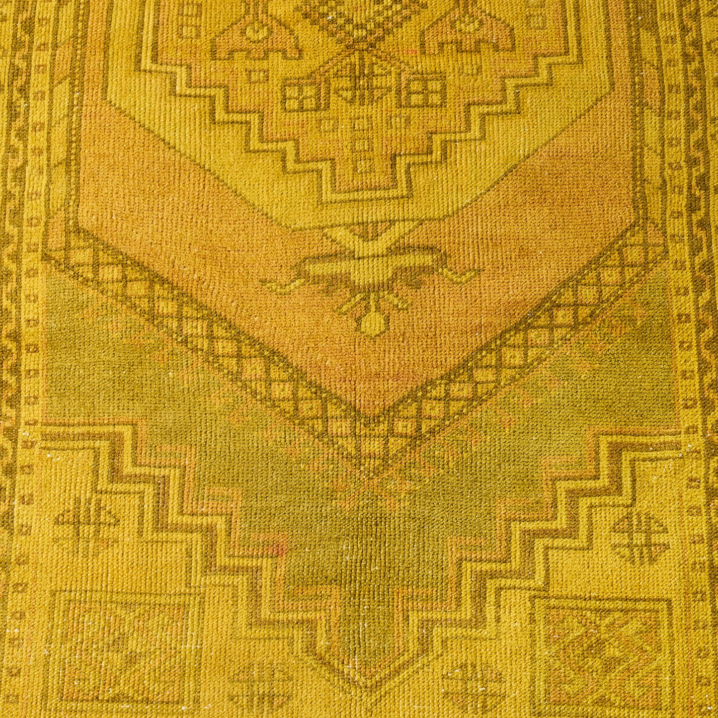 Vintage Yellow Sylvie Rug, 3'10 x 6'11