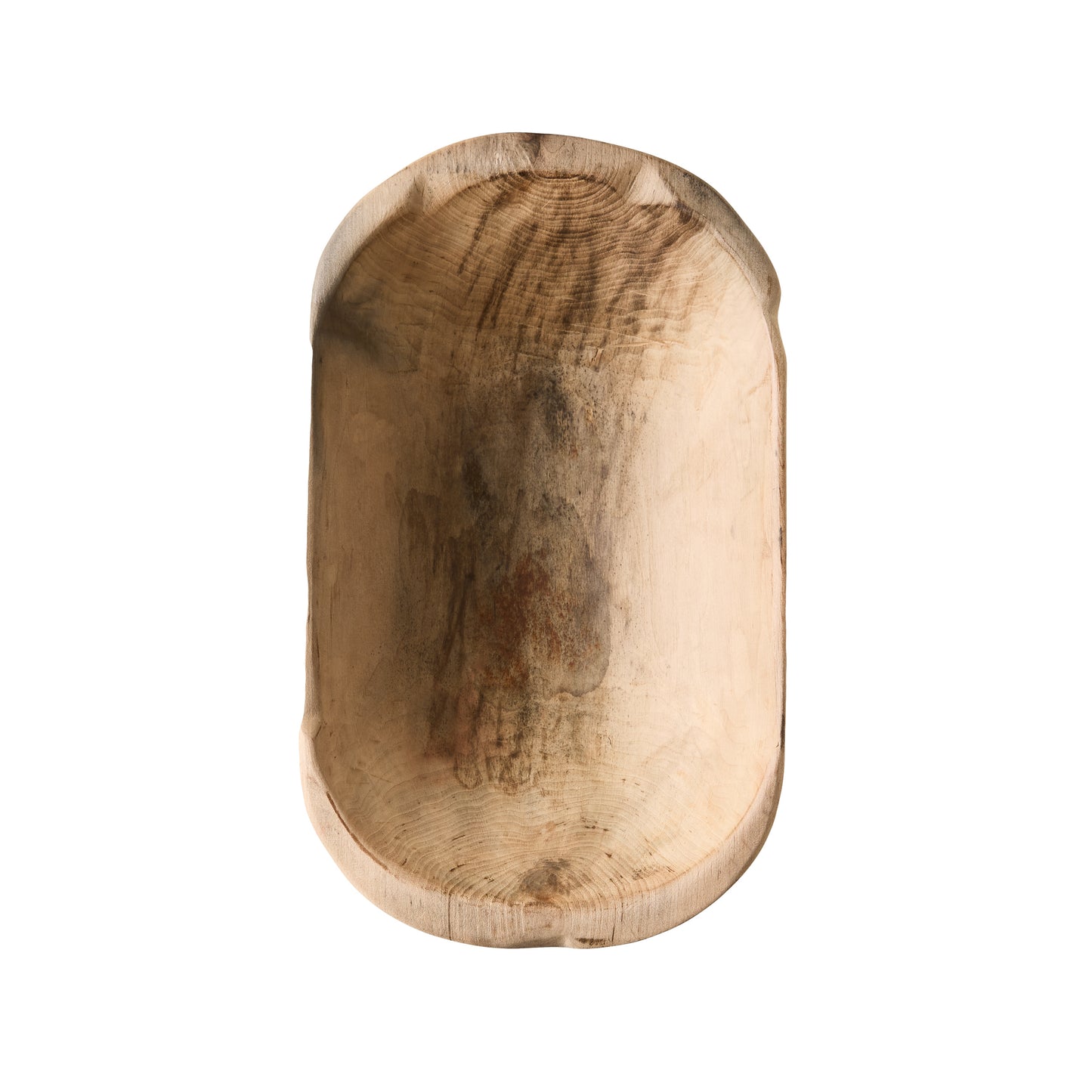 Small Vintage Wood Serving Bowl