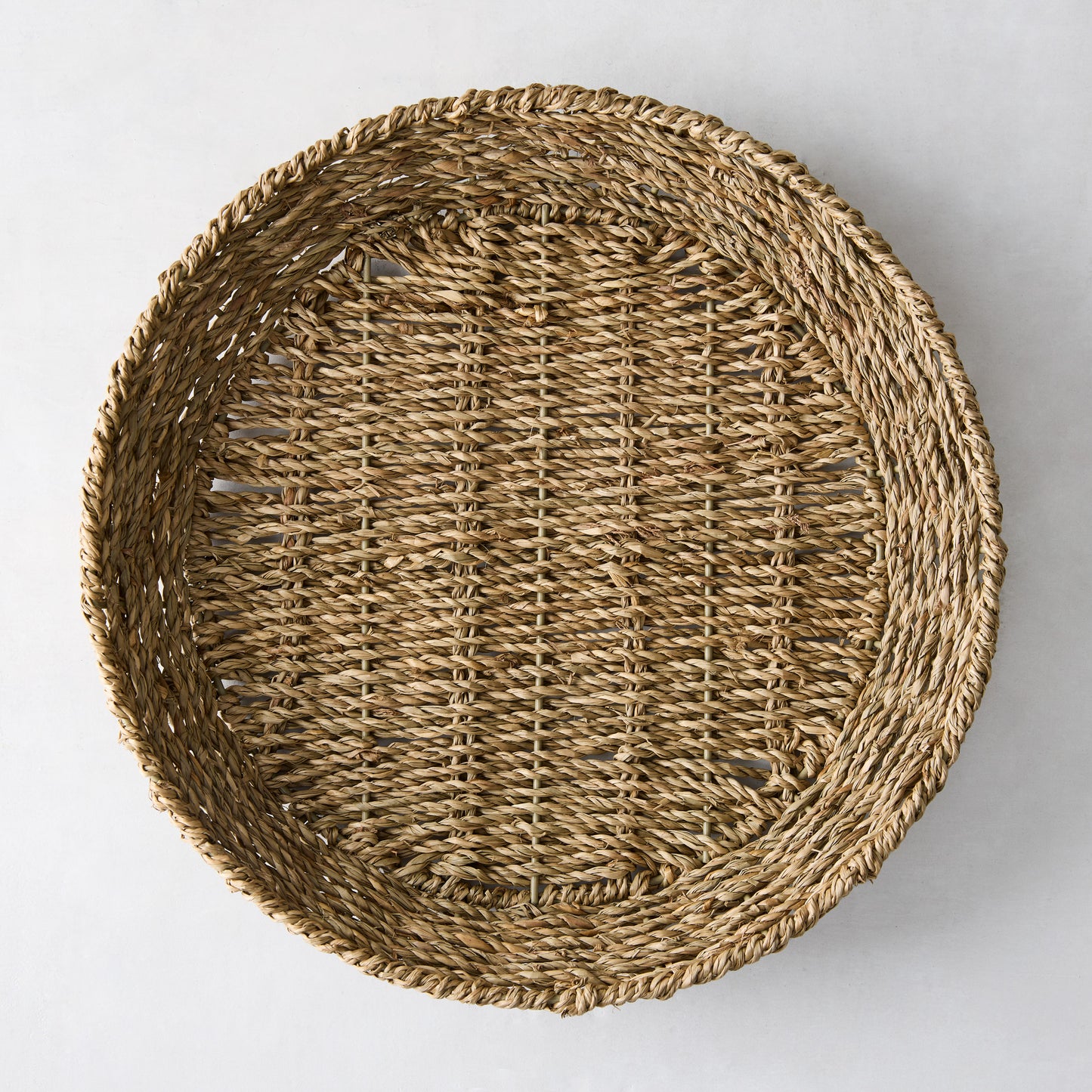 Woven Seagrass Plates, Set of 4