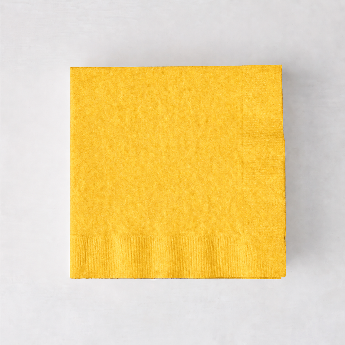 Personalized Yellow Paper Cocktail Napkins, Set of 100