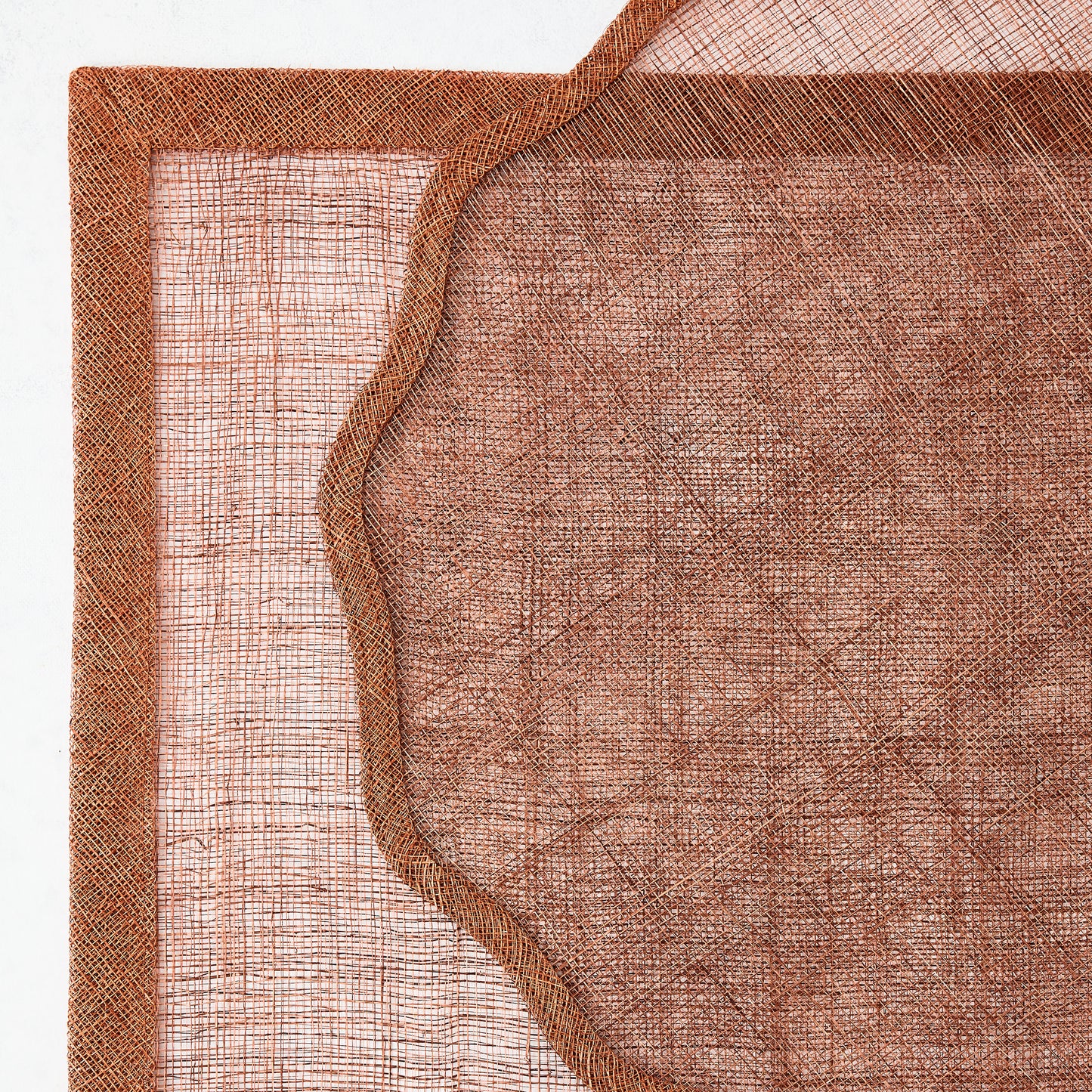 Brick Red Tonal Newport Scallop Placemat
