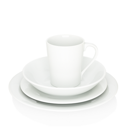 City White Porcelain Dinnerware Collection