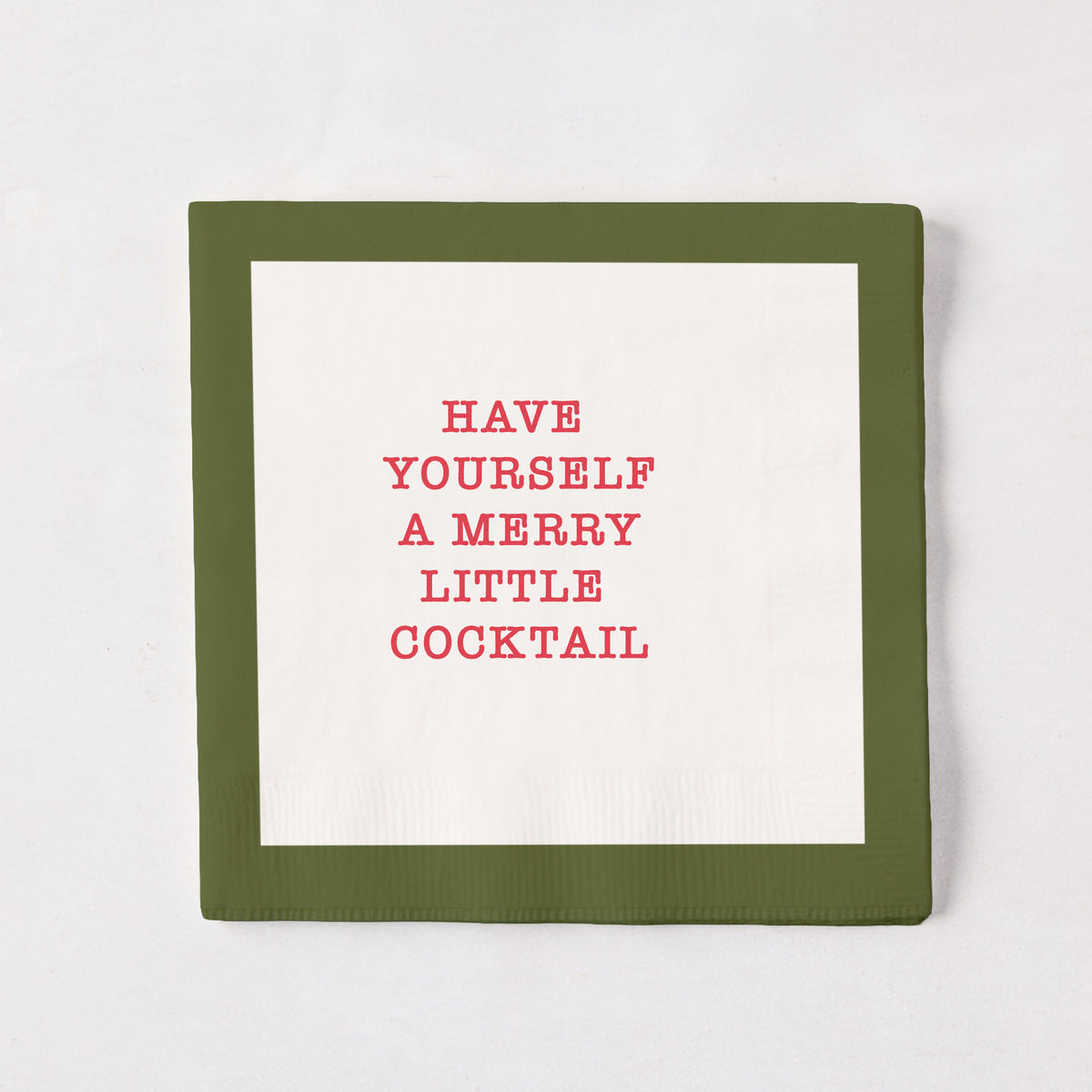 "Have Yourself A Merry Little Cocktail" Christmas Cocktail Napkins, Set of 50