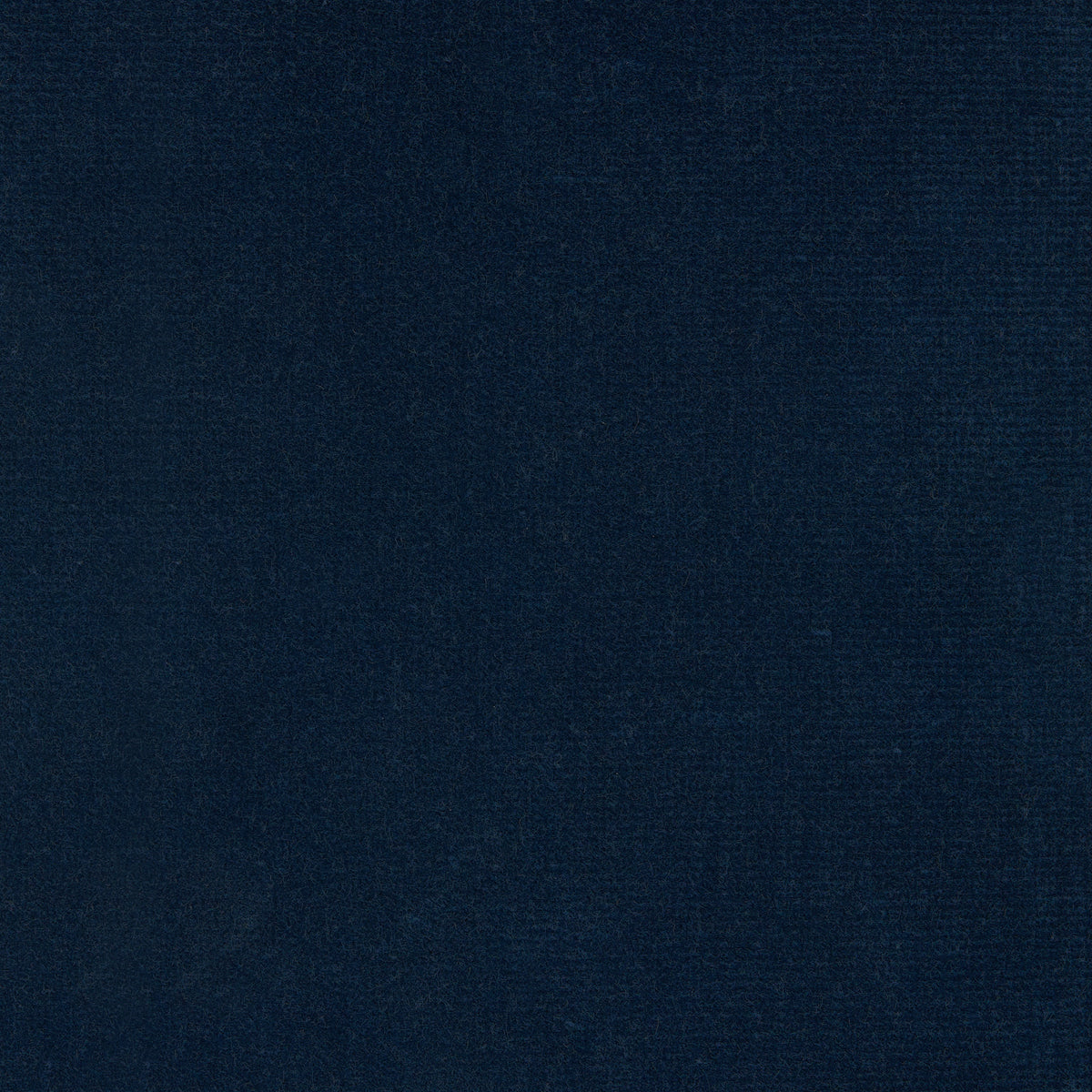 Midnight Blue wide velvet and linen stripe pillow fabric swatch.
