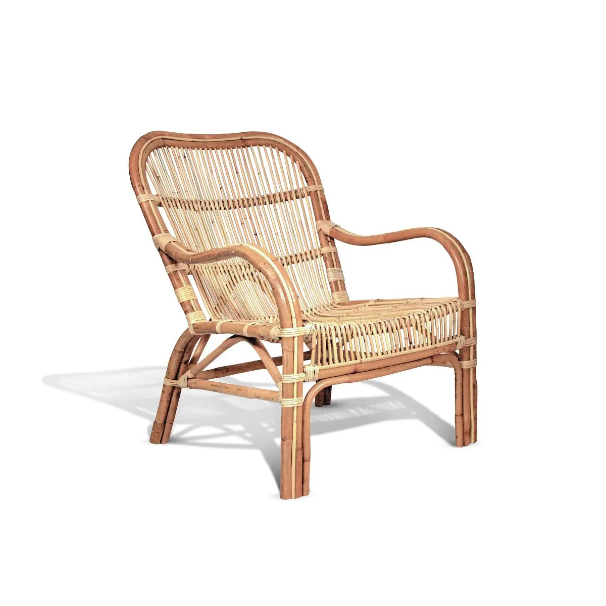 Natural Rattan Riviera Arm Chair
