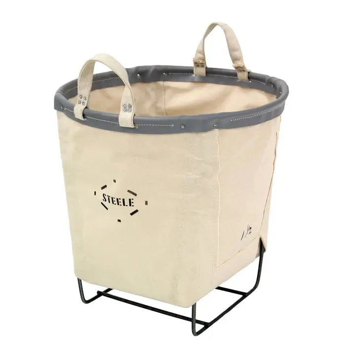 Steele ® 1.5-Bushel Canvas Round Basket
