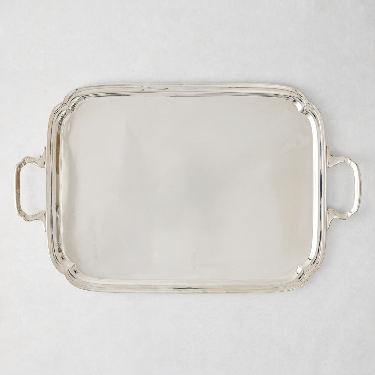Vintage Silverplate Rosa Oblong Tray, 24"