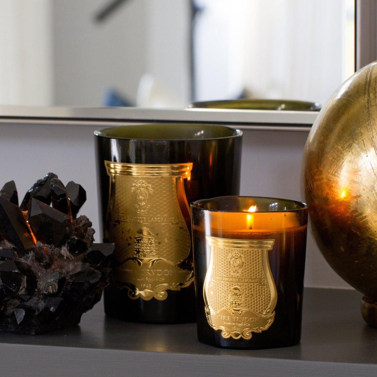 mint lemon ginger jasmine vanilla aesthetic candle