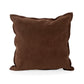 dark brown decorative throw pillow suede 