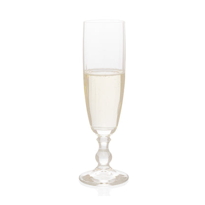 Georgia champagne glass 8 ounces crystal