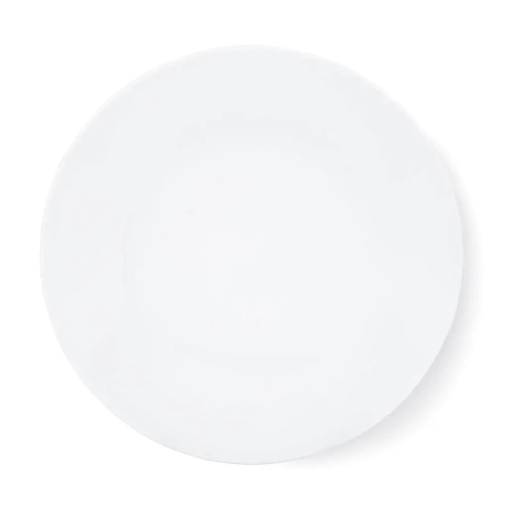 HG City White Porcelain Dinner Plate, 11" diameter, modern aesthetic.