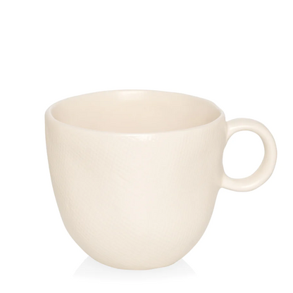 French Vanilla Off-White Stoneware Mug