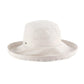 white garden hat 