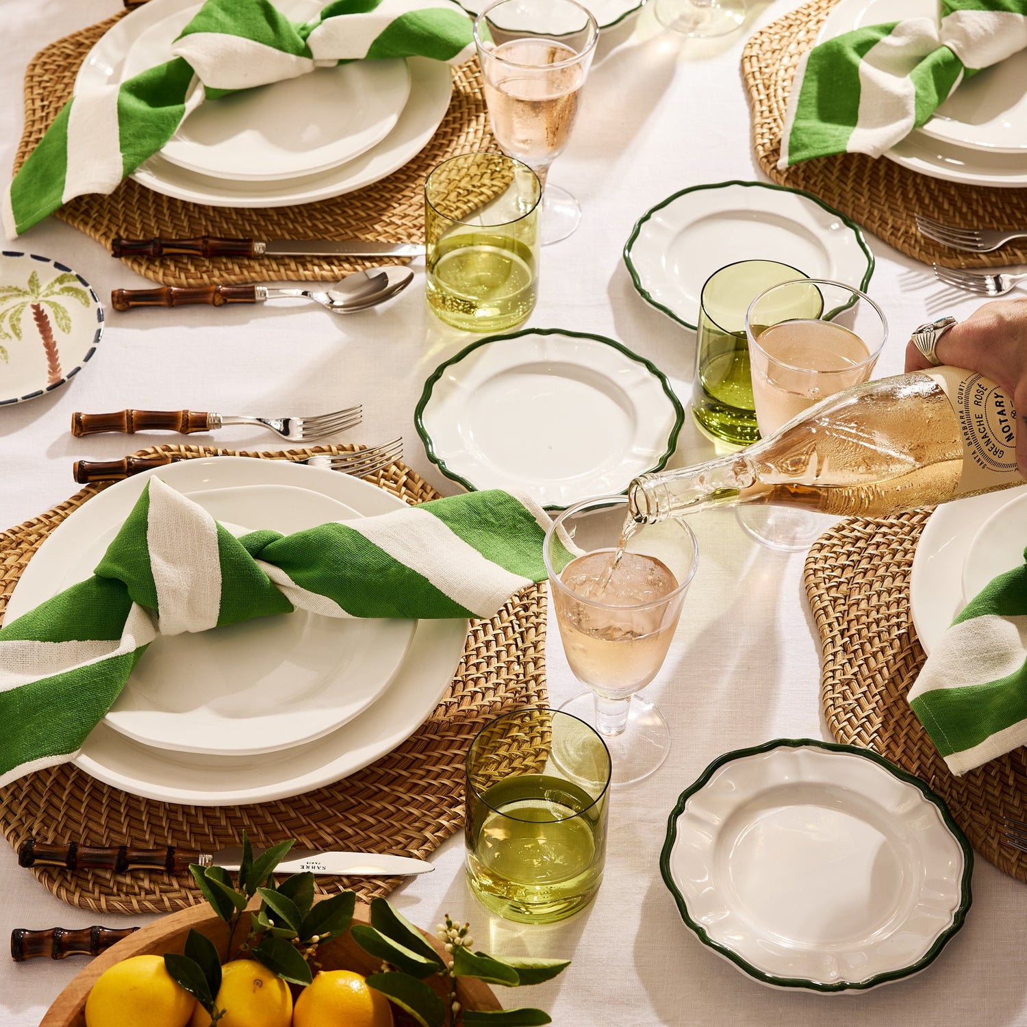 SETTING THE SPRING TABLE
