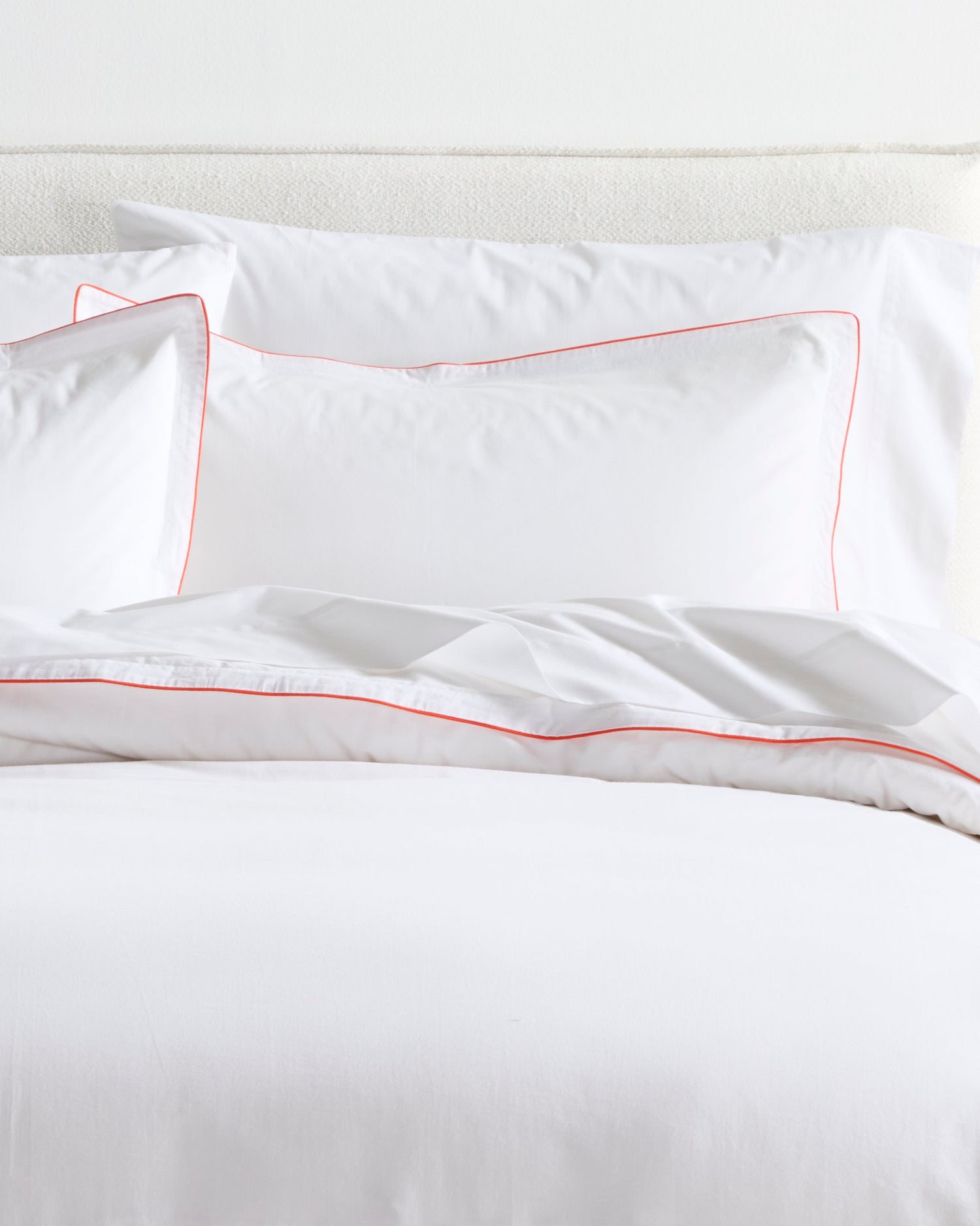PIPED PERCALE BEDDING COLLECTION