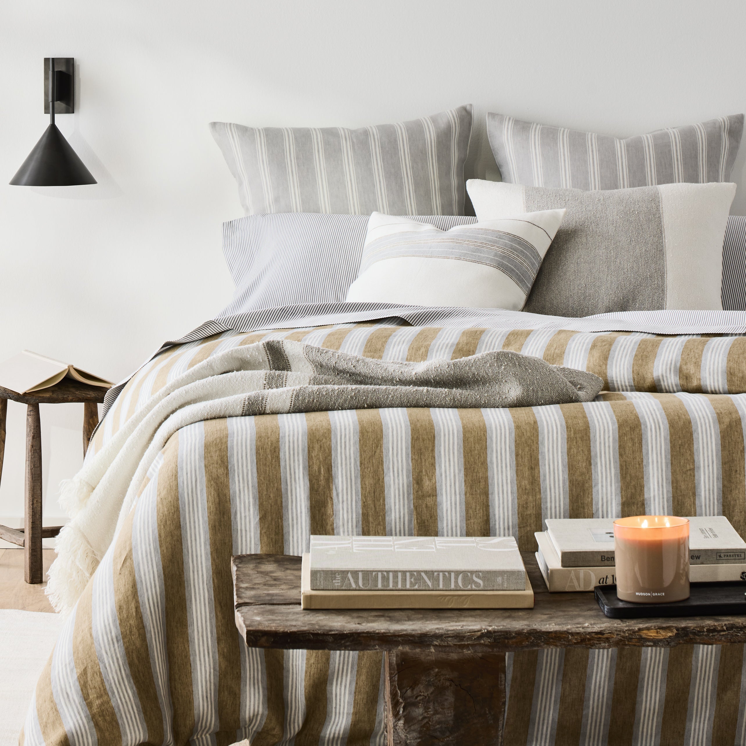 Libeco Linens Belgian Linens for the Bedroom Hudson Grace