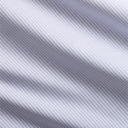 Blue Oxford Stripe Cotton Pillowcases, set of 2