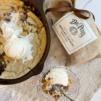 Dr. Petes Chocolate Chip Skillet Cookie