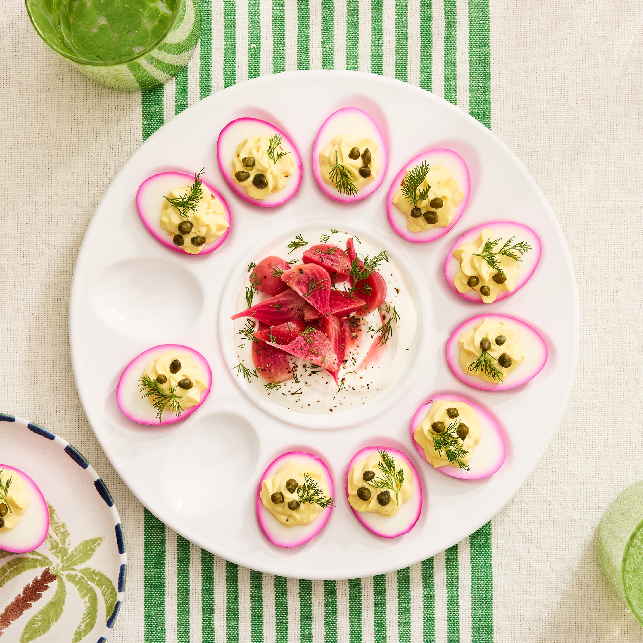 Deviled Egg Ceramic Serving Platter - Hudson Grace