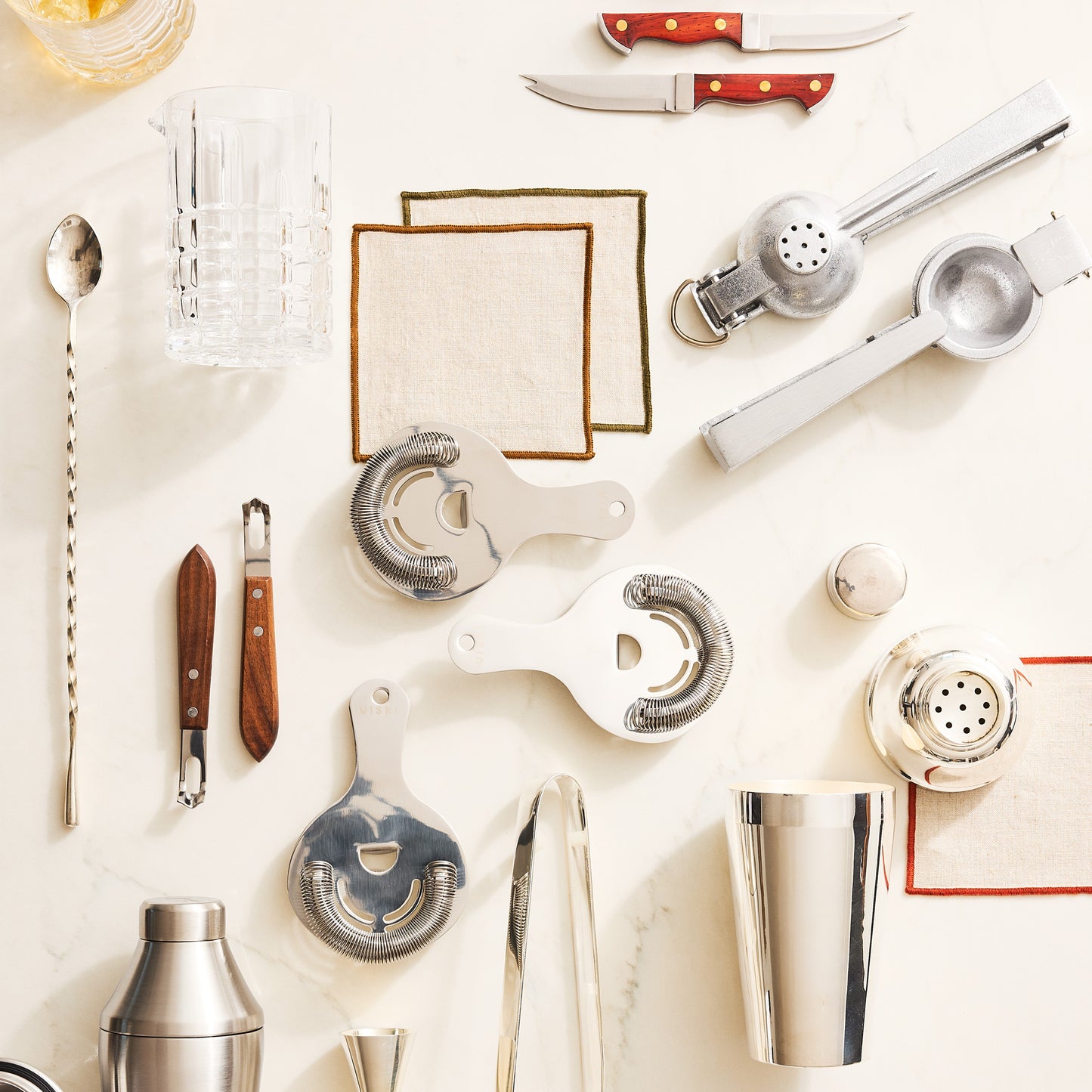 Stainless Steel Hawthorne Cocktail Strainer