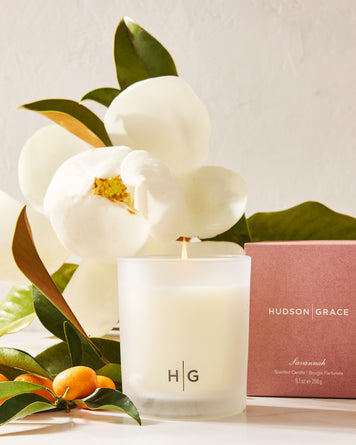 Magnolia, white floral, and a hint of citrus