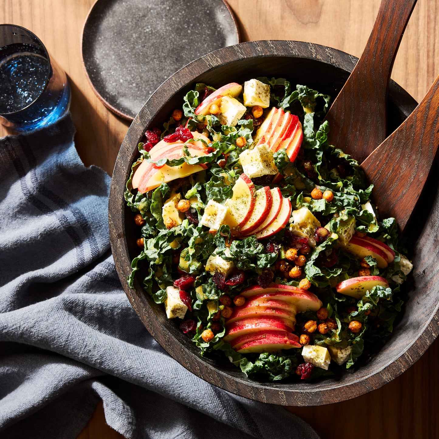 Ebonized Wood Bowl, 18"
