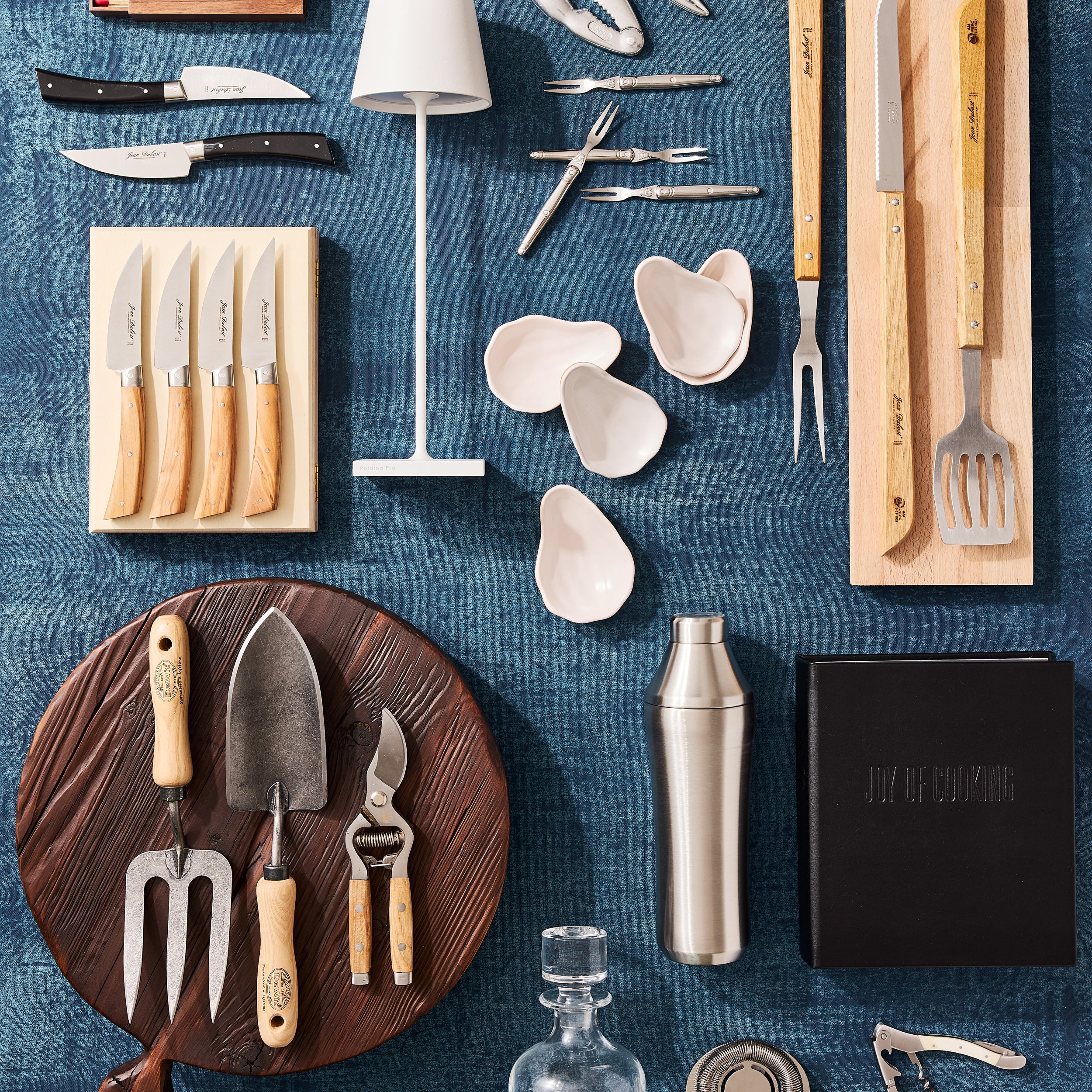 Jean Dubost Black Handled Steak Knives, Set of 6 - Hudson Grace