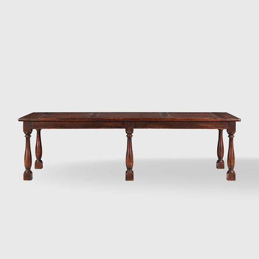 Benedictine Extendable Oak Dining Table