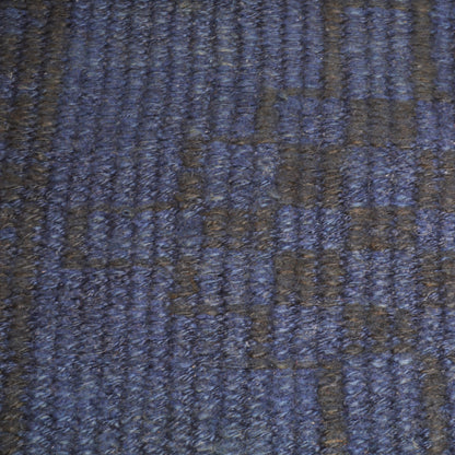 Vintage Navy Blue and Black Turkish Runner Rug, 2'1"x 9'