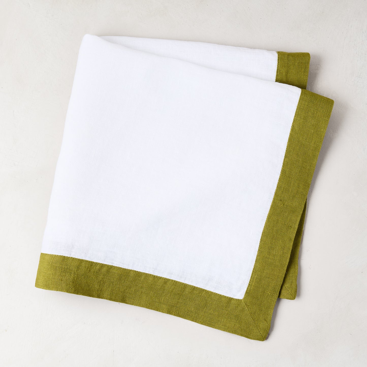 Linen Aloe Border Napkin