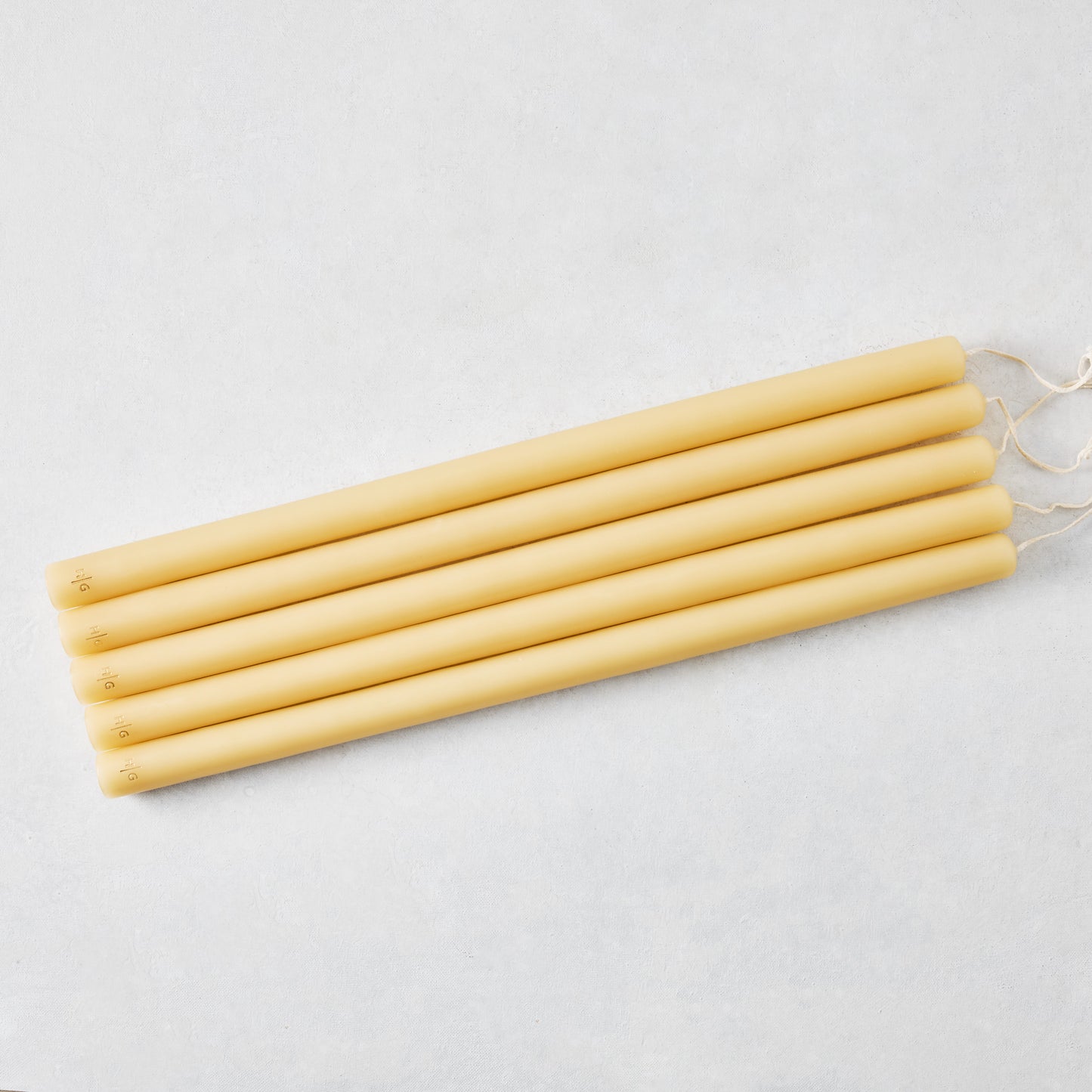 Amber Unscented Taper Candle Bundle (17"), Set of 5