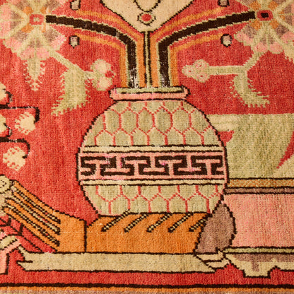 Vintage Khotan Multicolor Rug (4' 10" x 7' 10")