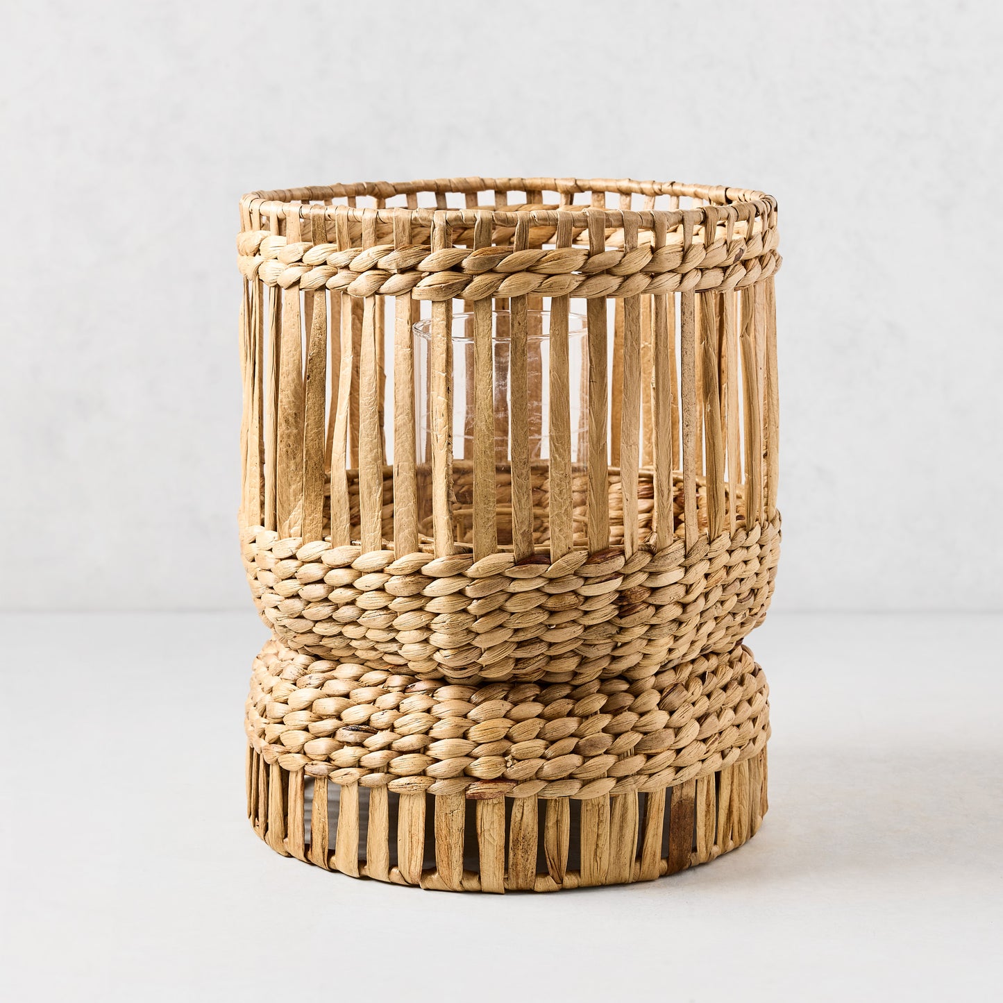 Bali Large Woven Hyacinth Hurricane